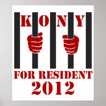 Gefängnis Kony 2012 Endjosephs Kony Plakate