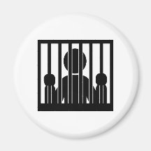 Gefängnisgefängnisfestnahme Kühlschrankmagnet