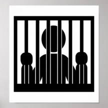Gefängnisgefängnisfestnahme Posterdruck
