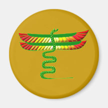 geflügelte Schlange winged Snake Magnete