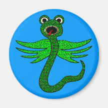 geflügelte Schlange winged snake Magnets