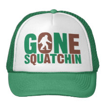 Gegangene Squatchin Camouflage beschriftet Hut Baseball Kappen