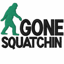Gegangene Squatching *large logo* Stickerei