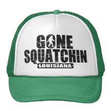Gegangener Squatchin LOUISIANA Sasquatch Hut - beu Retrokultkappe