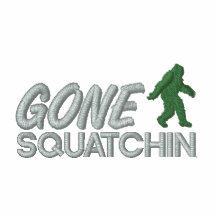 Gegangenes Squatchin - graues und grünes Nähen