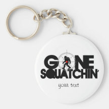 Gegangenes Squatchin - Schwarzweiss Schlüsselanhänger