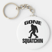Gegangenes Squatchin - Schwarzweiss Schlüsselband