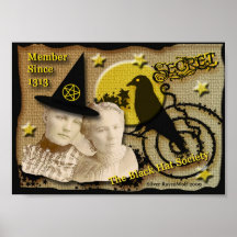 Geheimbund-Druck des schwarzen Hut-1313 Plakatdruck