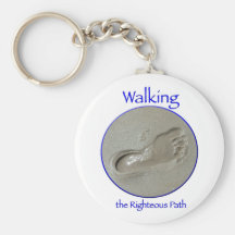 Gehen der rechtschaffene Weg Keychain Schlüsselband
