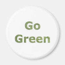 Gehen Grün Magnets