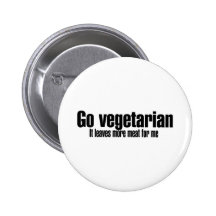 Gehen Vegetarier mehr Fleisch für mich Buttons