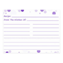 Gehende Dotty leere Rezept-Karten Postkarte
