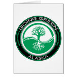 Gehender grüner Baum Alaska Karte