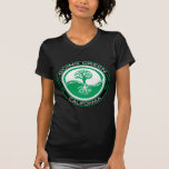 Gehender grüner Baum Kalifornien T-shirt