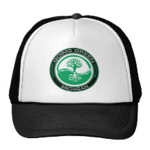 Gehender grüner Baum Michigan Baseballmütze