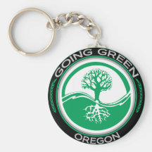 Gehender grüner Baum Oregon Schlüsselband