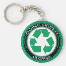 Gehendes Grün recyceln Georgia Schlüsselband