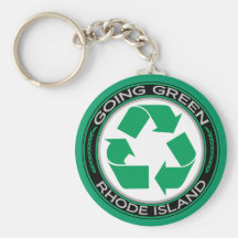 Gehendes Grün recyceln Rhode Island Schlüsselband