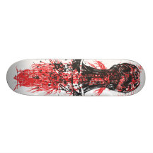 Gehirn-Hals-Dorn Bedruckte Skateboarddecks