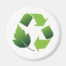Geht Umwelt grüne Kühlschrankmagnet