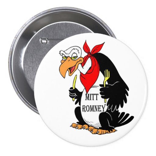 Geier-Mitt Romney-Knopf Anstecknadelbuttons
