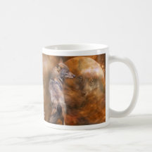 Geist des Wolf-Kunst-Bechers Tee Haferl