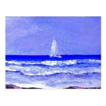 "Geist segelt" CricketDiane Ozean-Kunst Postkarten