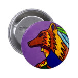 Geist von Wolf 3 durch Piliero Anstecknadelbutton
