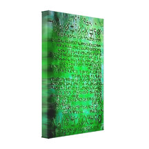 GEISTIGER GRAFFITI-THE SMARAGD DMT TABLETS LEINWAN LEINWANDDRUCK
