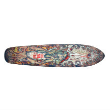 Geknallter Augen-Skateboard-Entwurf Personalisierte Skatedecks