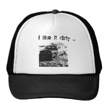 Geländewagen-Hut. Ich mag es schmutzig… Truckercap