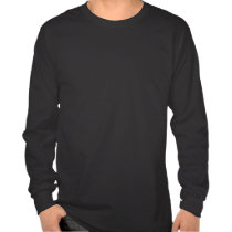 Gelassen uns erhalten Sie beschäftigt (weißer Text t-shirts