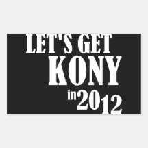 Gelassen uns erhalten Sie Kony im Jahre 2012 Aufkl