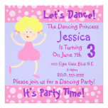 Gelassen uns, ~ zu tanzen ist es Party Time~Kids G Personalisierte Einladungen