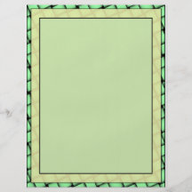 Gelb auf grüner Webart Flyer