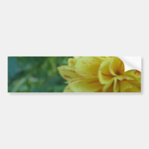 Gelbe Blume Auto Sticker