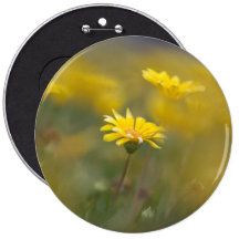 Gelbe Blumen Buttons