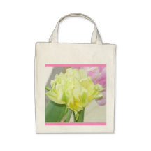 Gelbe Blumen-Tasche