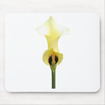 Gelbe Calla-Lilie Mauspads