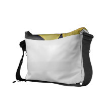 Gelbe Canna Rickshaw-Bote-Tasche Kuriertasche
