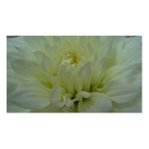 Gelbe Dahlie-Blume Visitenkarten