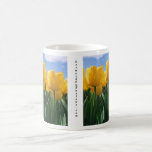 Gelbe Frühlings-Tulpen Tassen