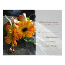 Gelbe Gänseblümchen-Blumen, die UAWG Wedding sind Individuelle Ankündigskarten
