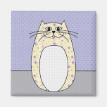 "Gelbe Katzen-" Magnet