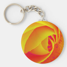 gelbe Rose Schlüsselbänder