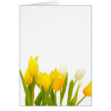 Gelbe Tulpen Karte