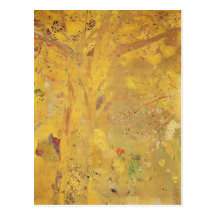Gelber Baum durch Odilon Redon Postkarten