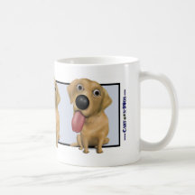 (Gelber) Becher Labrador retrievers Haferl