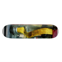 Gelber Feuerlöschschlauch Individuelle Skateboarddecks