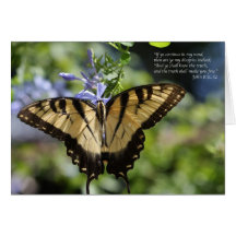 Gelber Frack-Schmetterling Johns 8 Karte